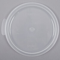 Cambro 1 Qt. Translucent Round Polypropylene Food Storage Container Lid