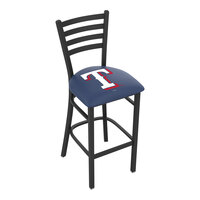 Holland Bar Stool Texas Rangers Bar Height Stool with Ladder Back and Padded Seat