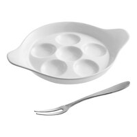 Acopa Snail / Escargot Service Set - 12/Case