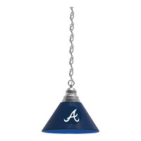 Holland Bar Stool Atlanta Braves Logo Pendant Light with Chrome Finish - 120V
