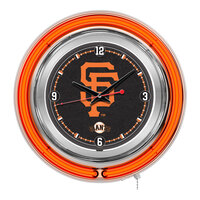 Holland Bar Stool 15" San Francisco Giants Neon Clock