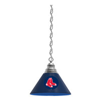 Holland Bar Stool Boston Red Sox Logo Pendant Light with Chrome Finish - 120V