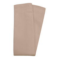 Snap Drape Sandalwood 20" x 20" 100% Spun Polyester Hemmed Cloth Napkin - 12/Pack