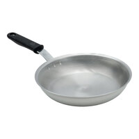 Vollrath Wear-Ever 10" Aluminum Fry Pan with Rivetless Interior and Black Silicone Handle 562110