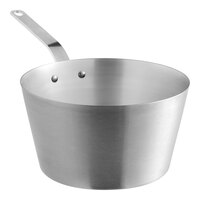 Vollrath 5.5 Qt. Stainless Steel Tapered Sauce Pan with Plated Handle 781155