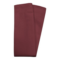 Snap Drape Burgundy 20" x 20" 100% Spun Polyester Hemmed Cloth Napkin - 12/Pack