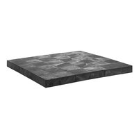 SPC Retail BMS360336 Benchmaster 36" x 36" Black Plastic Solid Top Platform Panel