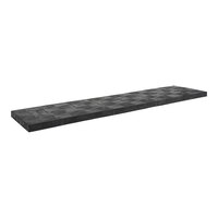 SPC Retail BMS960324 Benchmaster 96" x 24" Black Plastic Solid Top Platform Panel