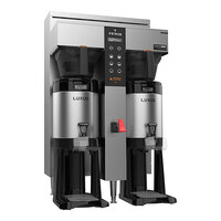 Fetco CBS-1242 Plus Series Twin Automatic Digital Coffee Brewer With Plastic Brew Basket - 208/240V, 4600W