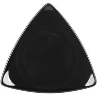 CAC TRG-23BK Festiware Triangle Flat Plate 12 1/2" - Black - 12/Case