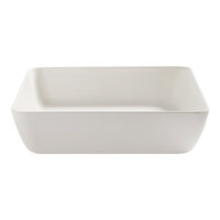 American Metalcraft Blend Collection 44 oz. Cream Melamine Square Bowl