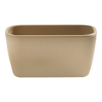 American Metalcraft Blend Collection 4 oz. Coffee Melamine Rectangle Bowl