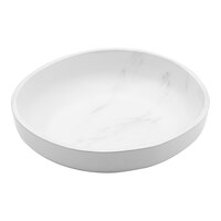 American Metalcraft Mix & Matte 235 oz. White Marble Melamine Bowl