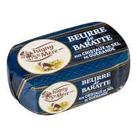 Isigny Sainte-Mere Churned Butter with Guerande Sea Salt Crystals 8.8 oz. - 10/Case