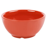 GET B-525-RO Diamond Mardi Gras 16 oz. Rio Orange Melamine Bowl - 24/Case