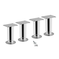 Avantco 17817659LEG4 Adjustable Seismic Leg Kit - 4/Pack