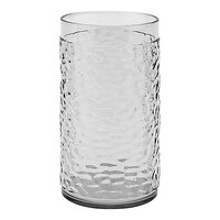 GET Waikiki 12 oz. Smoke SAN Plastic Hammered Tumbler - 72/Case