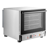 Cooking Performance Group COH-D4-M Electric Digital Countertop 4 Tray Half Size Convection Oven with Moisture Injection - 208-240V, 2700W