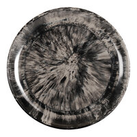 Cal-Mil Reactive 7" Black / Ivory Melamine Plate