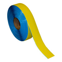 Superior Mark 2" x 100' Yellow Customizable Safety Floor Tape