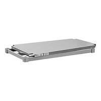 New Age 2472SB Solid Brute Series 24" x 72" Adjustable Aluminum Solid Shelf