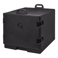 Cambro 1826MTC110 Camcarrier Black Front Loading Insulated Tray / Sheet Pan Carrier for Full Size Pans