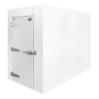 Leer 5X10AD 5' x 10' Auto Defrost Cooler / Freezer / Ice Transport with 2 Swing Doors
