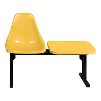 Sol-O-Matic One-Person Marigold Modular Seating Unit with Table