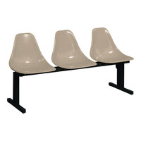 Sol-O-Matic Three-Person Smoke Modular Seating Unit