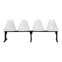 Sol-O-Matic Four-Person White Modular Seating Unit