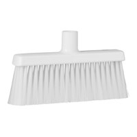 Vikan 31045 10 3/16" White Lobby Broom Head with Flagged / Unflagged Bristles