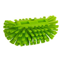 Vikan 703777 8 1/8" Lime Tank Brush Head with Stiff Bristles