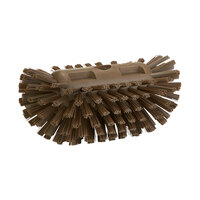 Vikan 703766 8 1/8" Brown Tank Brush Head with Stiff Bristles