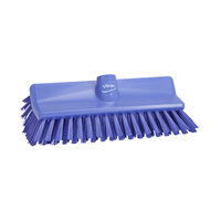 Vikan 70478 10 3/8" Purple High-Low Brush Head with Medium Stiff Bristles