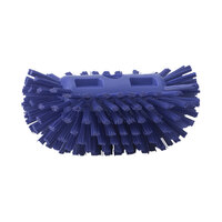 Vikan 70378 8 1/8" Purple Tank Brush Head with Stiff Bristles