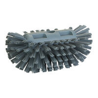 Vikan 703788 8 1/8" Gray Tank Brush Head with Stiff Bristles