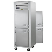 Traulsen G10004P 1 Section Solid Half Door Pass-Through Refrigerator - Left / Left Hinged Doors