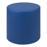 Flash Furniture Nicholas 18" Blue Flexible Soft Seating Circle Modular Ottoman