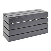Cal-Mil 1943-11-96 Midnight Rectangle Crate Riser - 20" x 7" x 11"