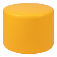 Flash Furniture Nicholas 18" Large Yellow Flexible Soft Seating Circle Modular Ottoman