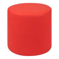 Flash Furniture Nicholas 18" Red Flexible Soft Seating Circle Modular Ottoman