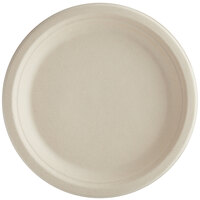 World Centric 9" No PFAS Added Round Compostable Fiber Plate - 1,000/Case