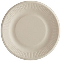 World Centric 6" No PFAS Added Round Compostable Fiber Plate - 1000/Case