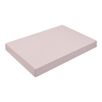 11" x 7 1/4" x 1 1/8" 2-Piece 1 1/2 lb. Pink Candy Box - 250/Case