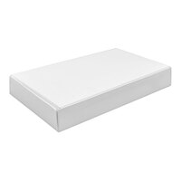 7 1/8" x 4 3/8" x 1 1/8" 1-Piece 1/2 lb. White Candy Box - 250/Case