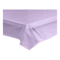 Choice 54" x 108" Lavender Plastic Table Cover - 12/Case