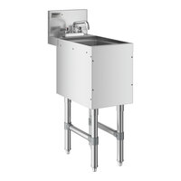 Regency Spec Line Stainless Steel 1 Bowl Underbar Hand Sink with Faucet - 24" x 12"