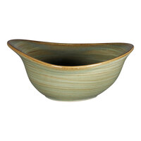 RAK Porcelain Rakstone Spot 10.48 oz. Emerald Organic Deep Porcelain Bowl - 12/Case