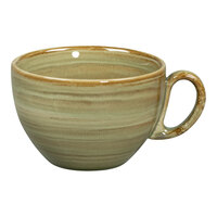 RAK Porcelain Rakstone Spot 9.45 oz. Emerald Porcelain Coffee Cup - 12/Case