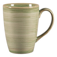 RAK Porcelain Rakstone Spot 12.15 oz. Emerald Porcelain Mug with Handle - 12/Case